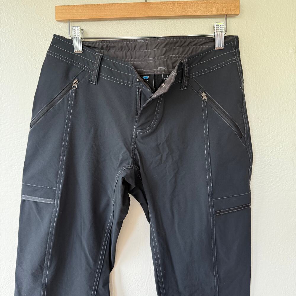Kuhl Black size 4P Destroyr cargo pant and zippered pockets Size 4P - Picture 4 of 12